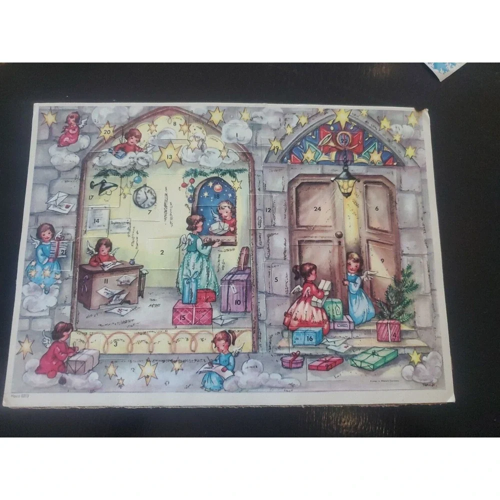 vintage advent calendar